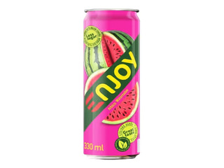 Carbonated drink Enjoy, watermelon, can, 330ml (container deposit included in the price)