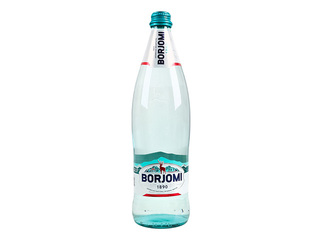 Mineral water Borjomi, sparkling, glass, 750ml (deposit included in price)