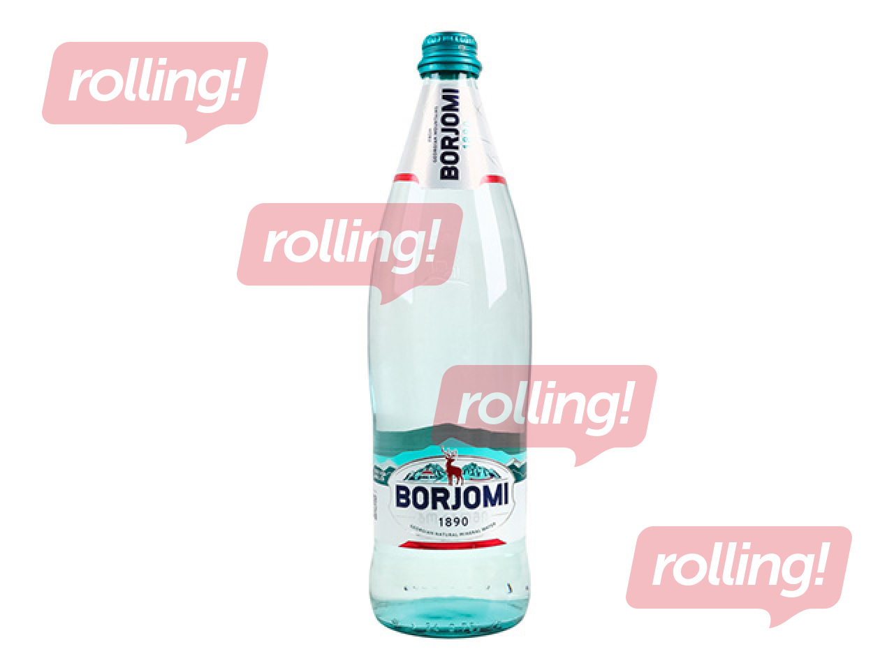 Минеральная вода Borjomi, газированная, стекло, 750ml (залог за тару включён в цену)