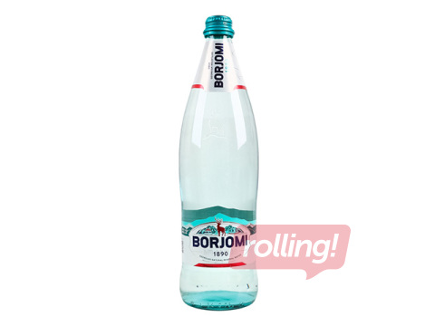 Minerālūdens Borjomi, gāzēts, stikls, 750ml (Taras depozīts iekļauts cenā)