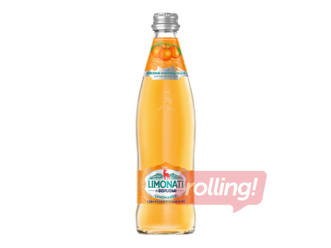 Gāzēts dzēriens Limonati by Borjomi ar Adžārijas mandarīnu, stikls, 500ml (taras dep. iekļauts cenā)