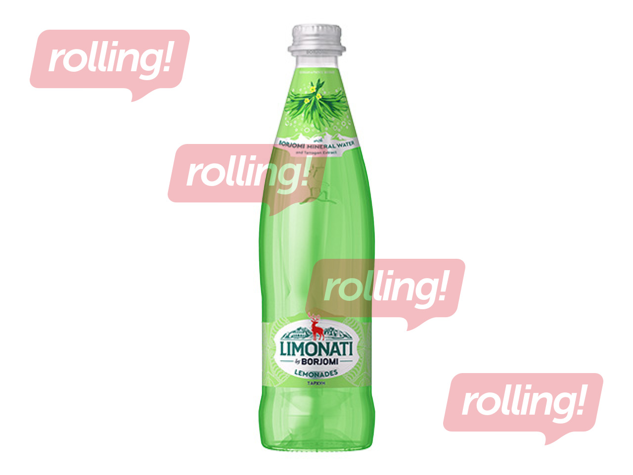 Gāzēts dzēriens Limonati by Borjomi tarhūns, stikls, 500ml (Taras depozīts iekļauts cenā)