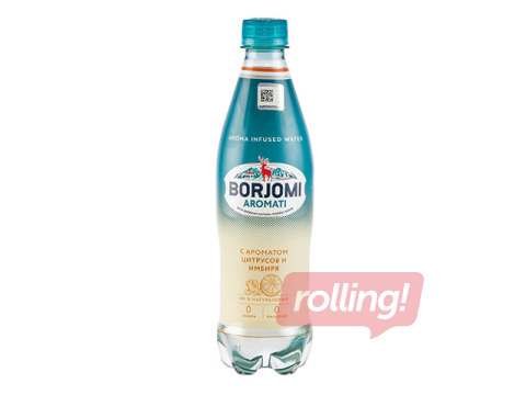 Gāzēts dzēriens Borjomi Aromati ar Citrus Mix-Ginger, PET, 500ml (Taras depozīts iekļauts cenā)
