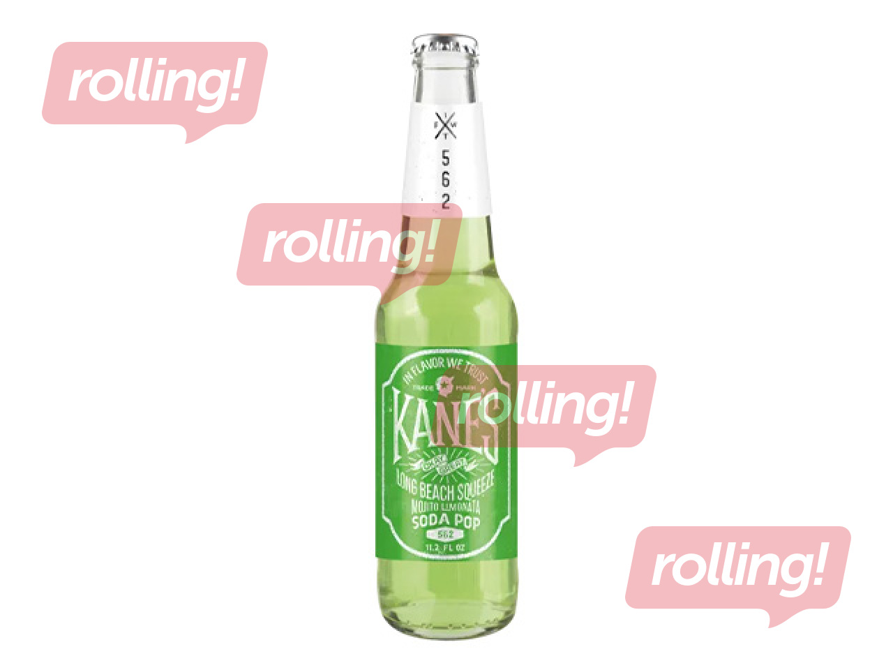 Carbonated drink Kane's Mojito, glass, 330ml (deposit included in price)