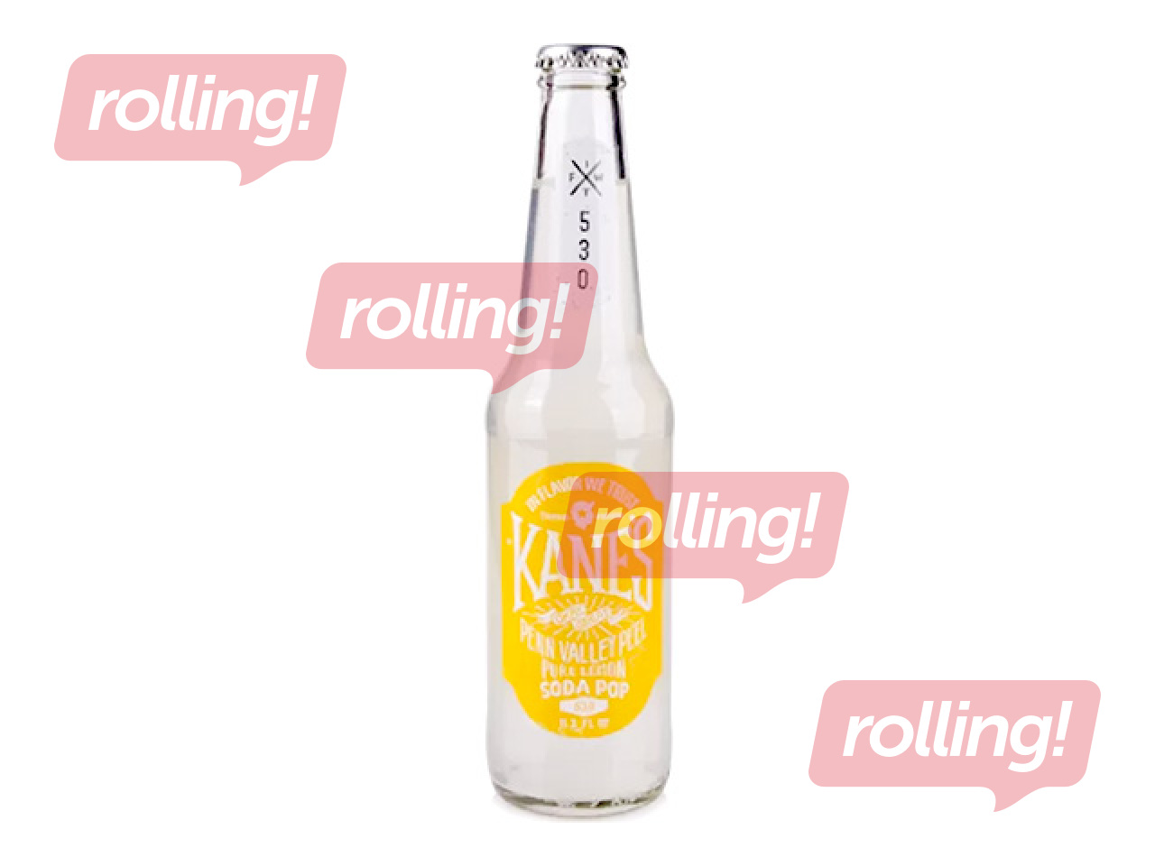 Gāzēts dzēriens Kane's Pure Lemon, stikls, 330ml (Taras depozīts iekļauts cenā)