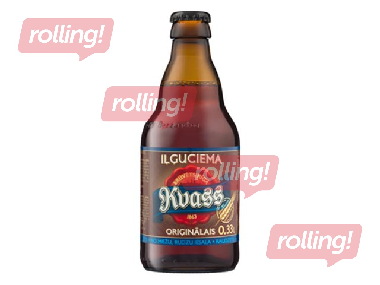 Kvass Iļģuciema Oriģinālais, stikls, 330ml (Taras depozīts iekļauts cenā)