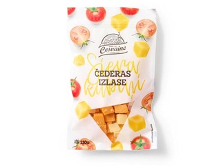Cheese cubes Cesvaines piens Čederas izlase, 110g