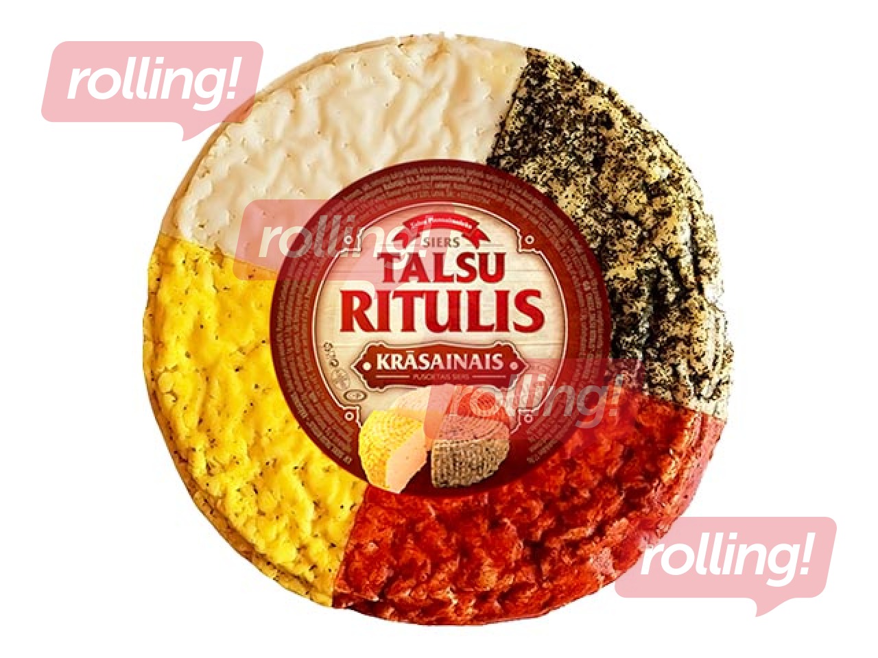 Cheese Talsu ritulis colorful, ~350g