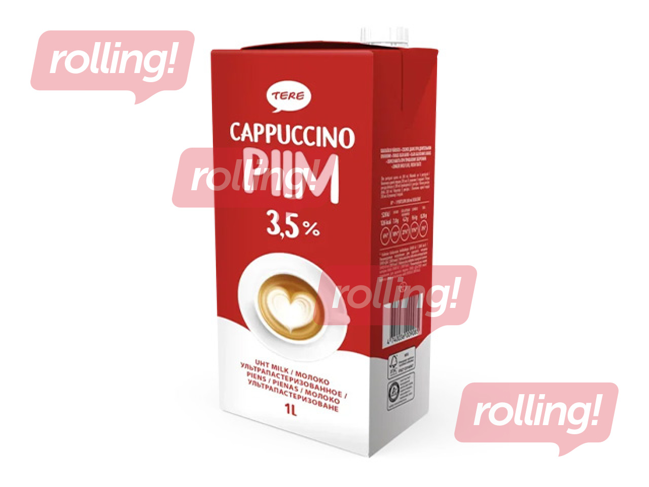 Piens Tere Cappuccino, 3.5%, 1L