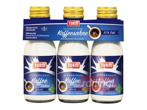 Coffee cream, Turm, 10%, 3x100g