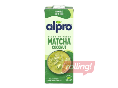 Coconut soy drink Alpro Matcha, 1l