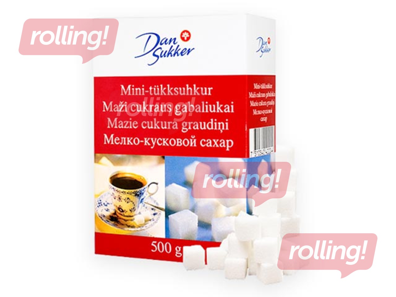 Valge tükisuhkur Dansukker, 500g