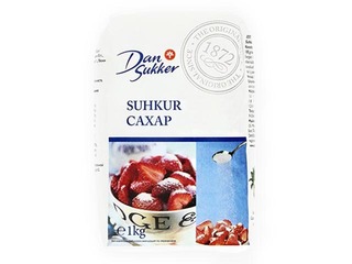 White sugar Dansukker, 1kg