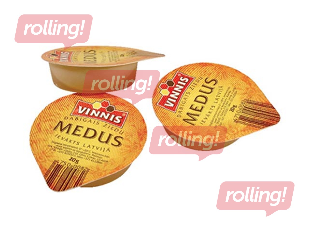 Medus dabīgais, ziedu Vinnis, 20 g