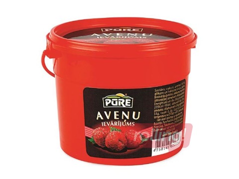 Raspberry jam Pūre, in a plastic bucket, 410g
