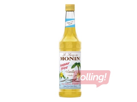 Sīrups Monin, vaniļas, bez cukura, 700ml (Taras depozīts iekļauts cenā)