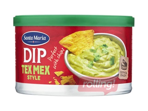 Gvakamoles dip mērce Tex Mex gaumē Santa Maria, 250g