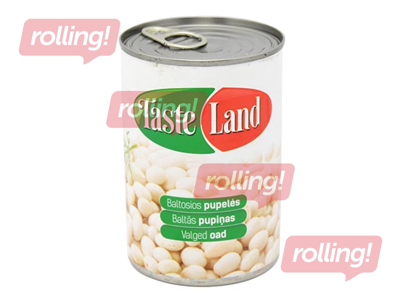 Pupiņas baltās Taste Land, 400g/240 g