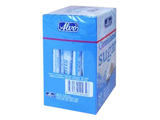 White sugar sticks Alvo, 50 pcs.x 5g