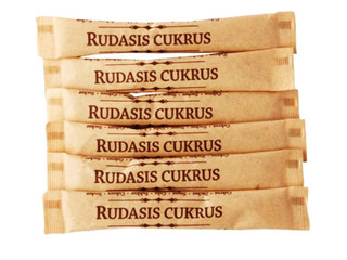 Cukurs brūnais standziņās, 400gab x 5g