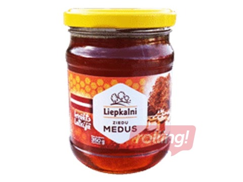 Мед натуральный, разные цветы, Liepkalni, 350г