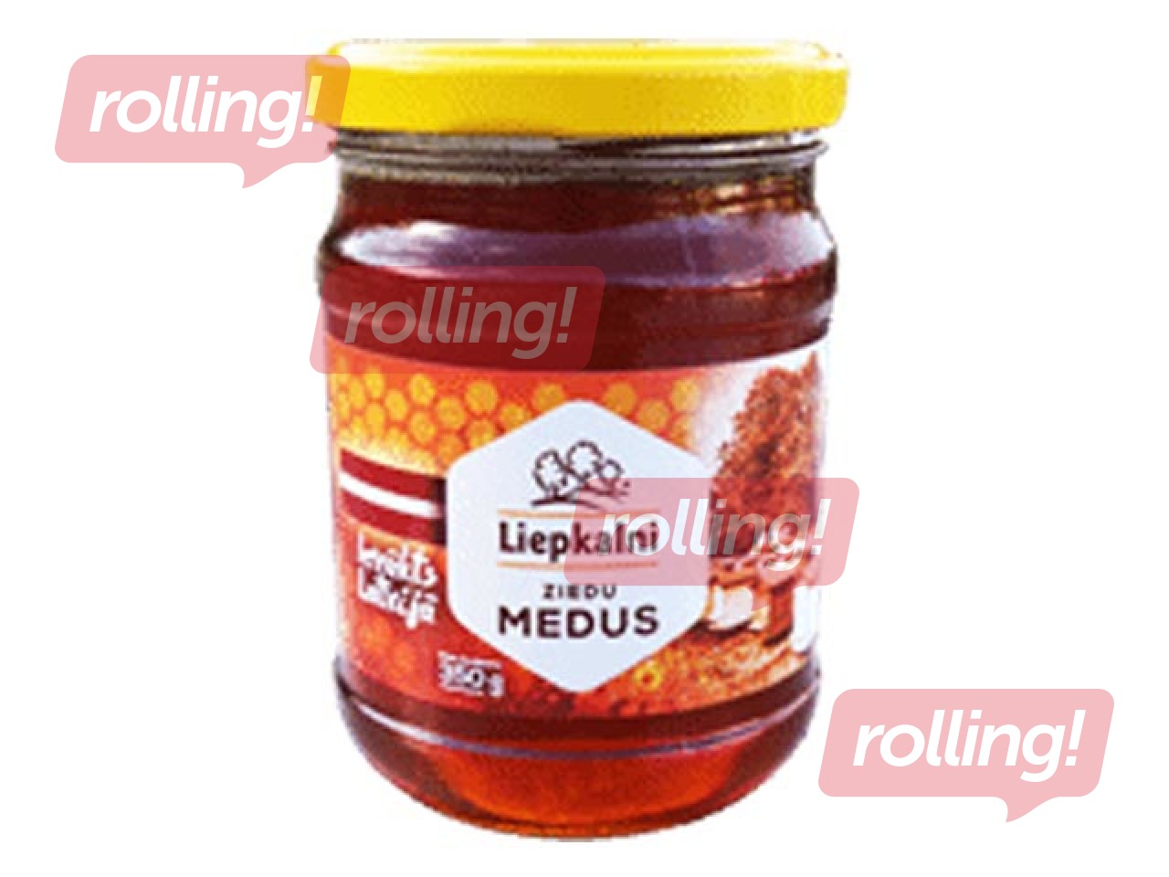 Medus dabīgais, dažādu ziedu, Liepkalni, 350 g