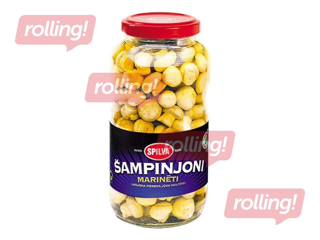 Marineeritud šampinjonid Spilva, 670ml