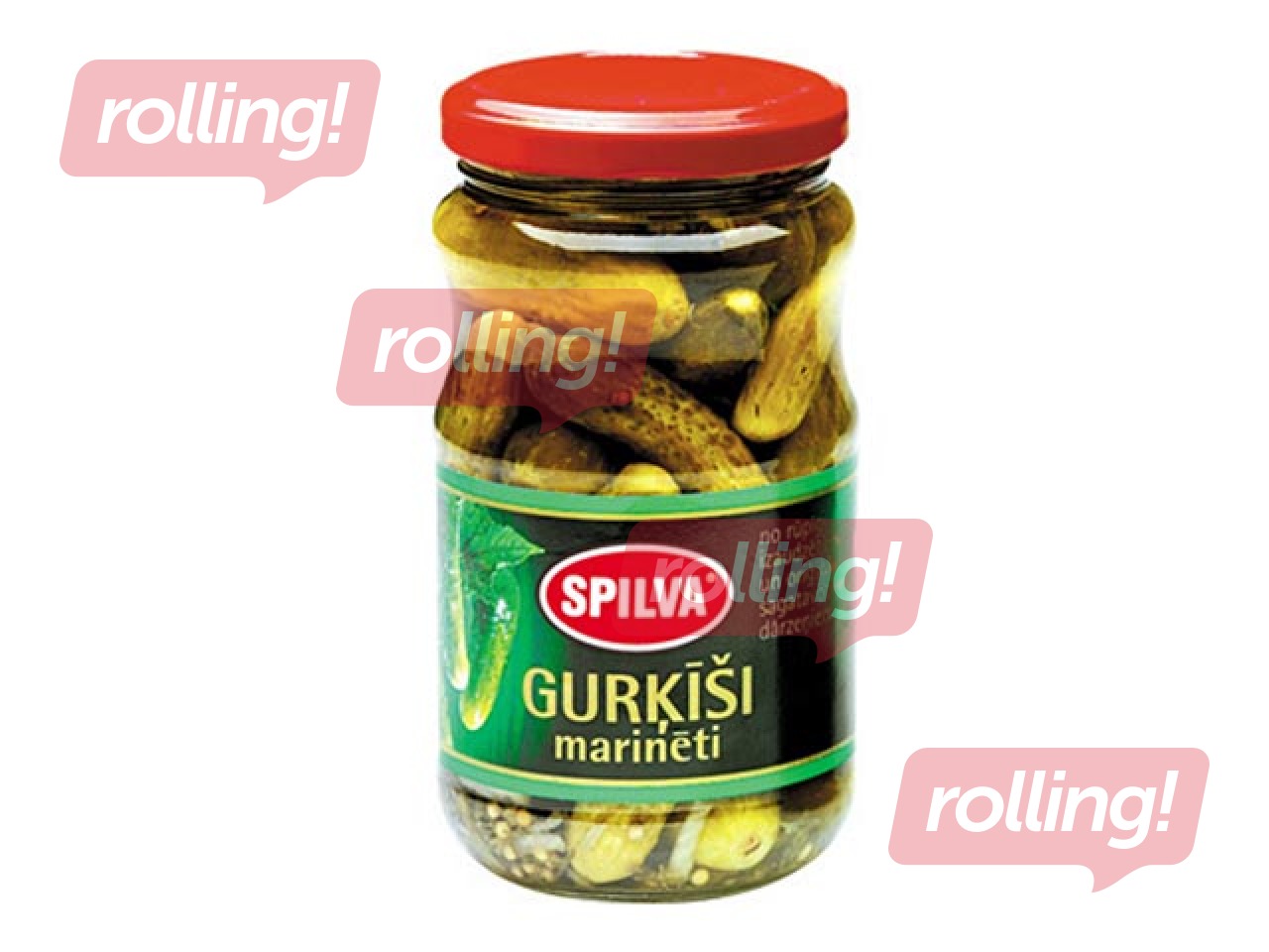 Gurķi marinēti (3-6 cm) Spilva, 330 g