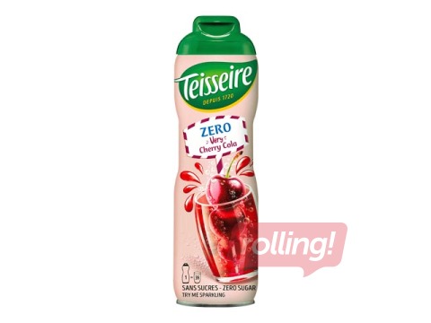 Sīrups Teisseire, ķiršu-kolas, bez cukura, 600ml