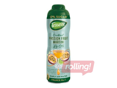 Sīrups Teisseire Passion Fruit Martini, bez cukura, 600ml