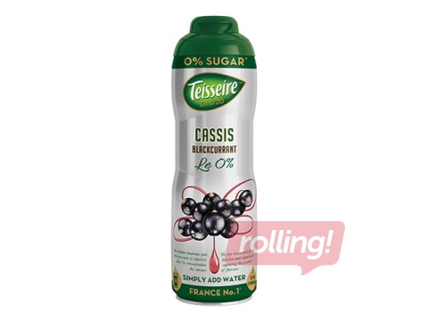 Сироп Teisseire Черная смородина, без сахара, 0,6л
