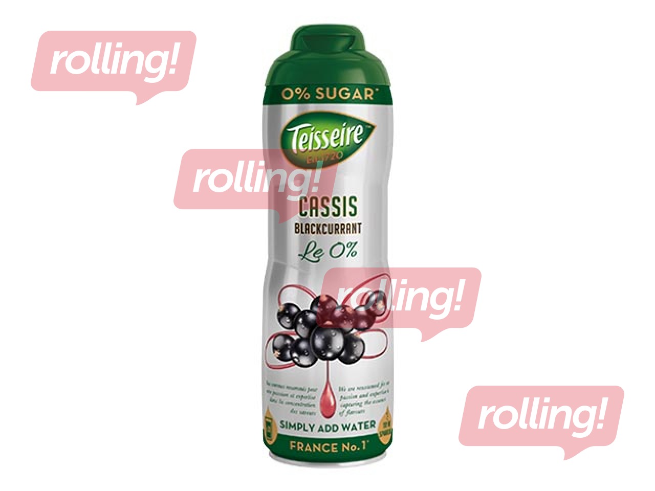 Сироп Teisseire Черная смородина, без сахара, 0,6л