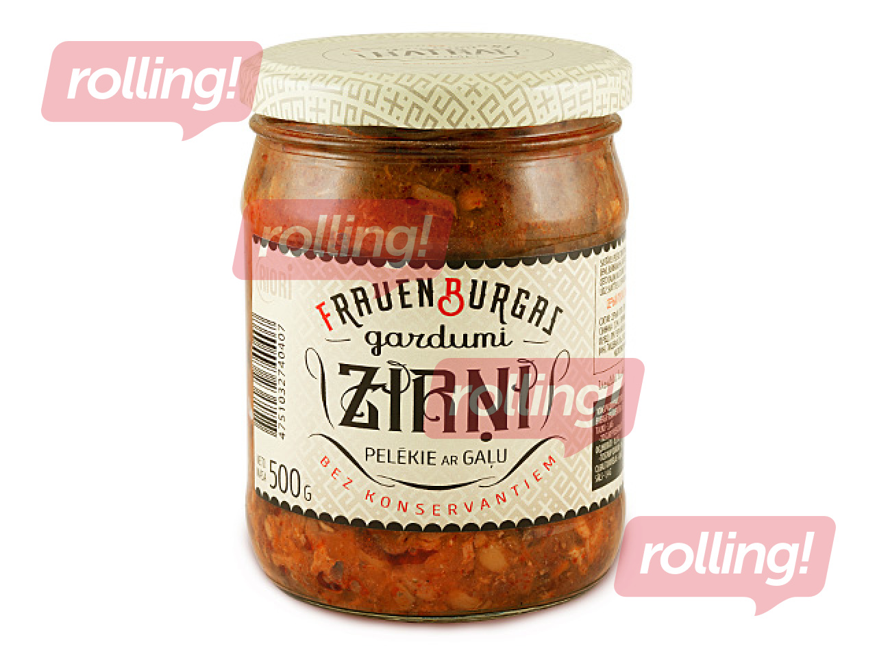 Gray peas with meat, Frauenburgas gardumi, 500g