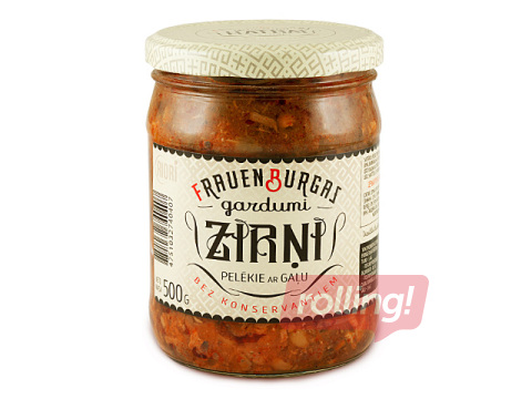 Pelēkie zirņi ar gaļu, Frauenburgas gardumi, 500g