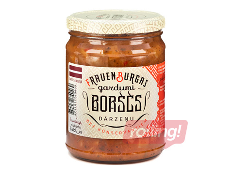 Borščs dārzeņu (bez bietēm), Frauenburgas gardumi, 500g