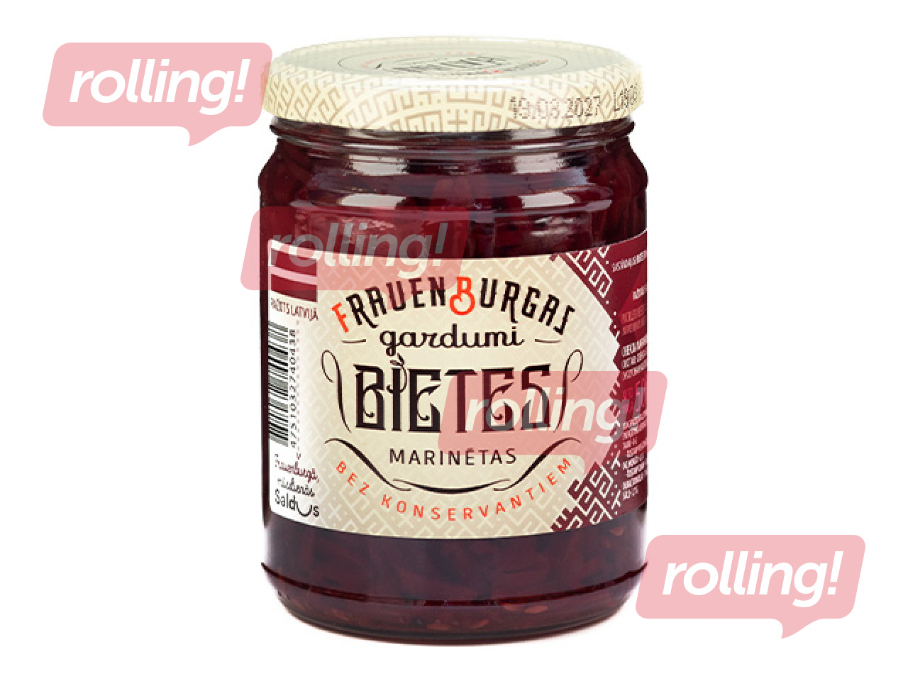 Bietes marinētas, Frauenburgas gardumi, 500 g