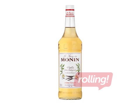 Sīrups Monin, vaniļas, 1l (Taras depozīts iekļauts cenā)
