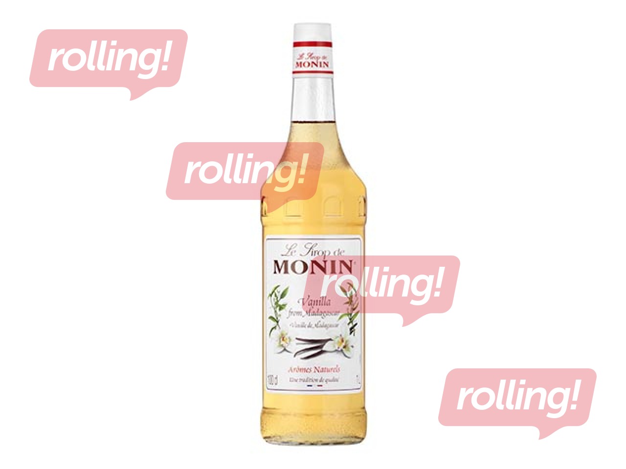 Sīrups Monin, vaniļas, 1l (Taras depozīts iekļauts cenā)