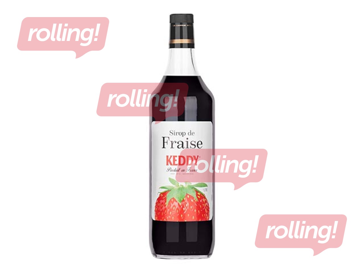 Sīrups Keddy, zemeņu, 1l (Taras depozīts iekļauts cenā)