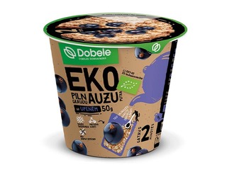 Овсяная каша Dobele, EKO, с черной смородиной, 50г