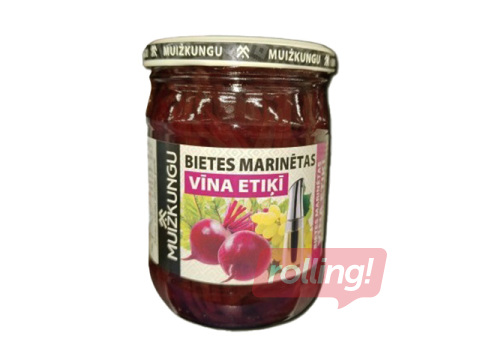 Konserveeritud peet, MUIŽKUNGU, marineeritud veinäädikas, 500g