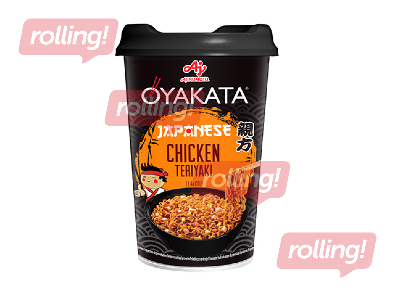 Nūdeles, OYAKATA, ātri pagatavojamas, Japānu vista teriyaki, 96g