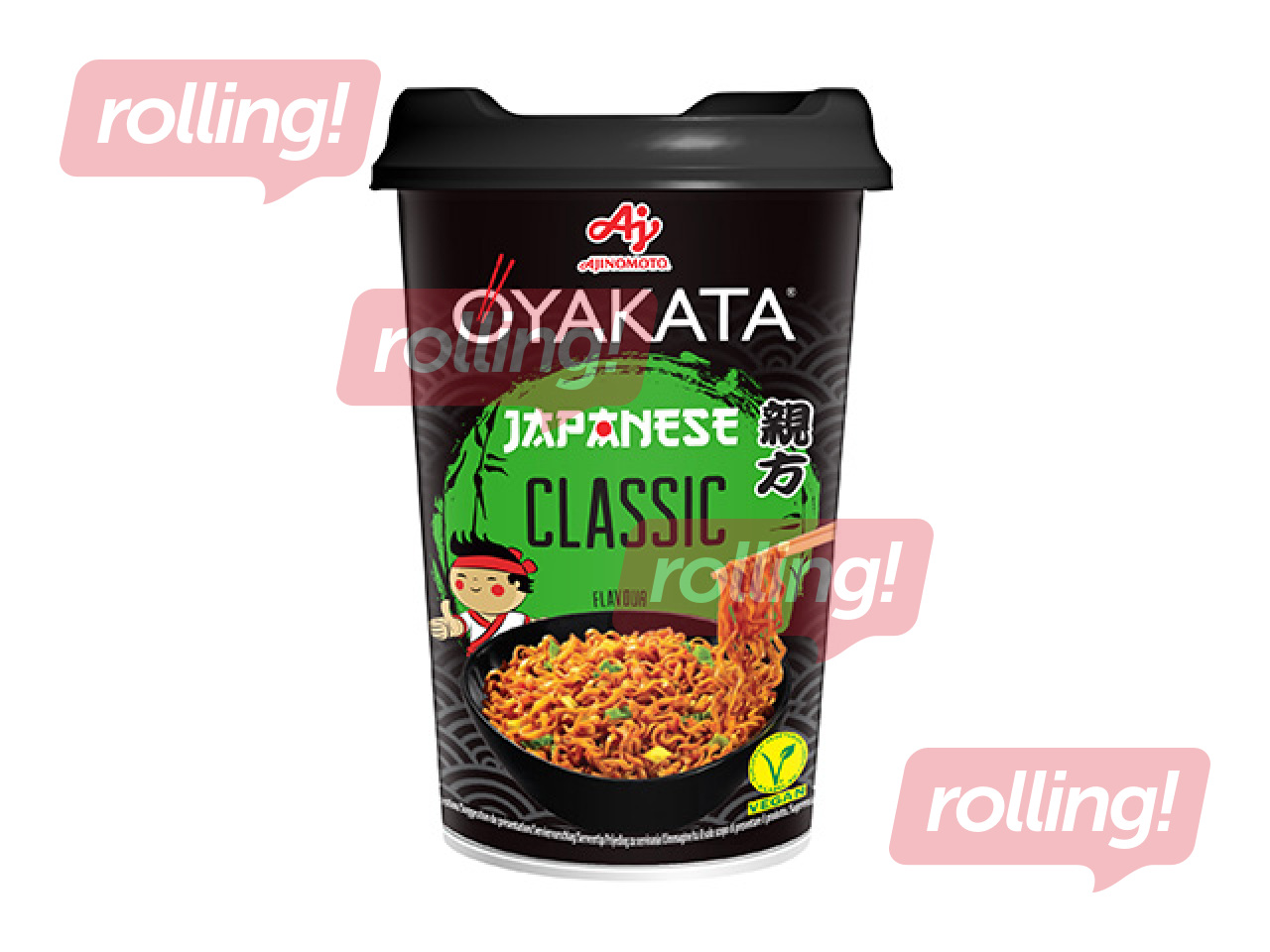 Nūdeles, OYAKATA, ātri pagatavojamas, Japānu klasiskais, 93g