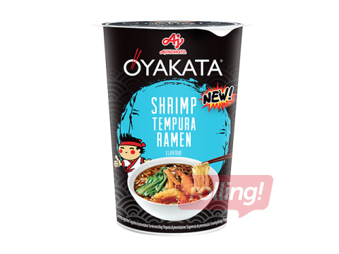 Soup, OYAKATA, instant, Ramen CUP, shrimp, 61g