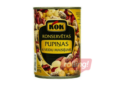 Konserveeritud oad, KOK, 4-liikmeline segu, 400g