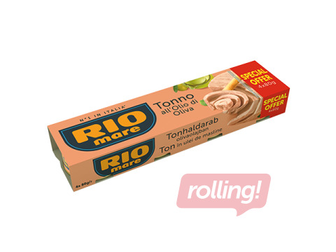 Canned Tuna, RIO MARE, in Olive Oil, 3x80g