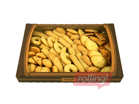 Biscuits, TRĪNE, salty assortment, 400g