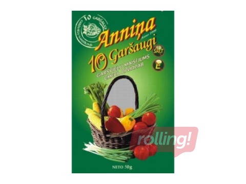 Смесь специй Anniņa, с 10 травами, 50г