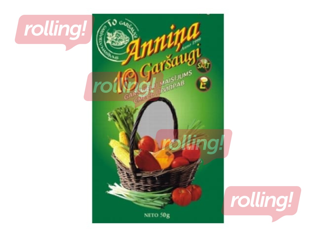 Смесь специй Anniņa, с 10 травами, 50г