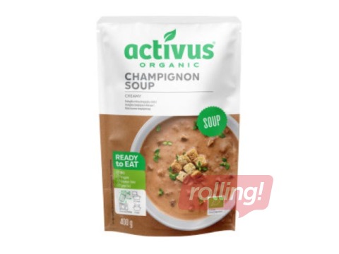 BIO šampinjonu krēmzupa Activus Organic, 400g